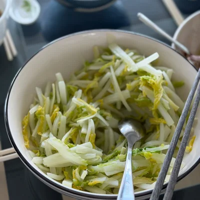 Shredded Chinese leaf